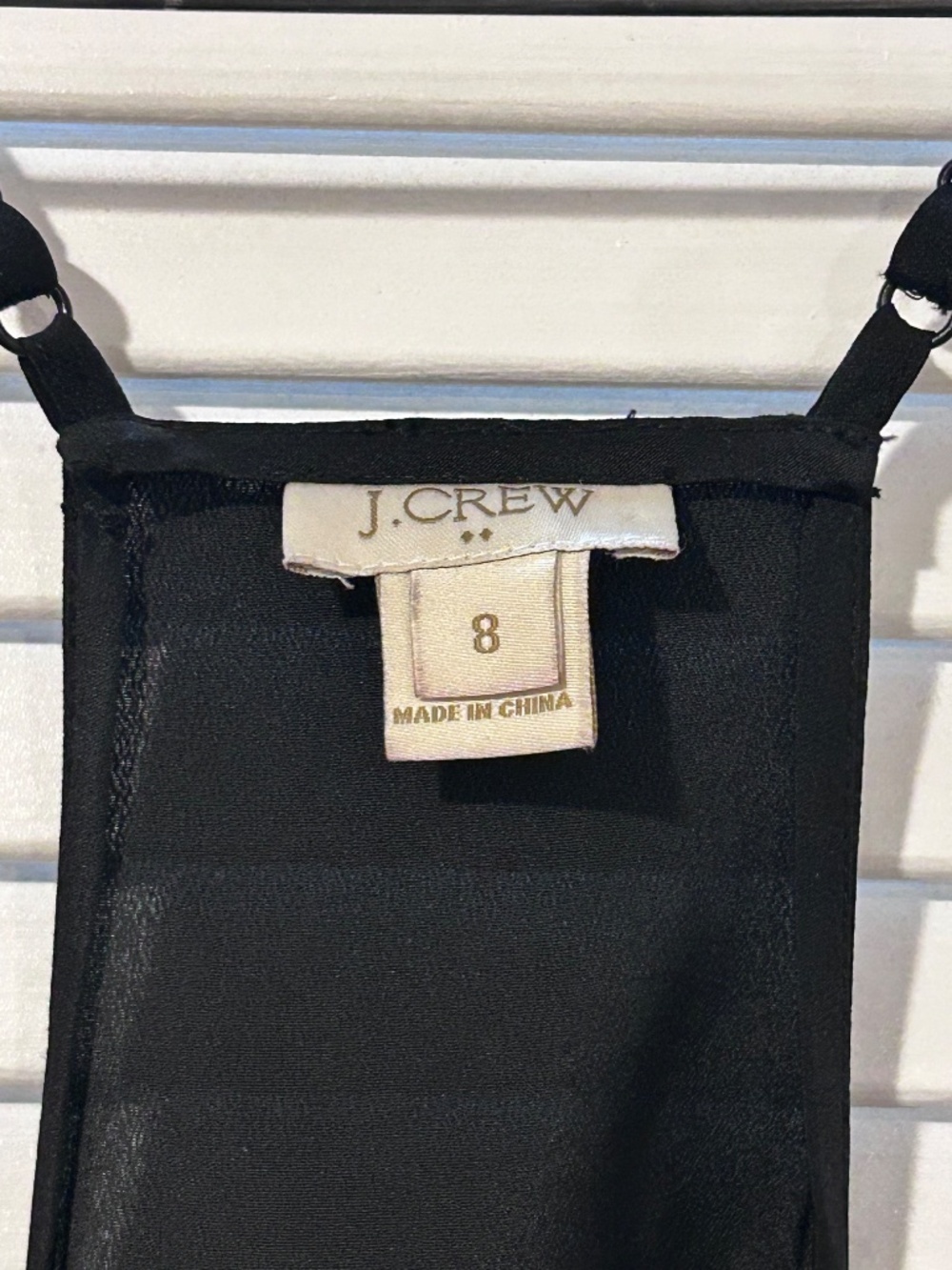 J. Crew Spaghetti Strap Tank Women's Size 8 - Picture 3 of 9